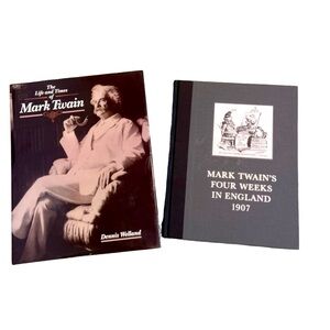 Mark Twain pair of hardcover coffee table books first editions 1991/2006